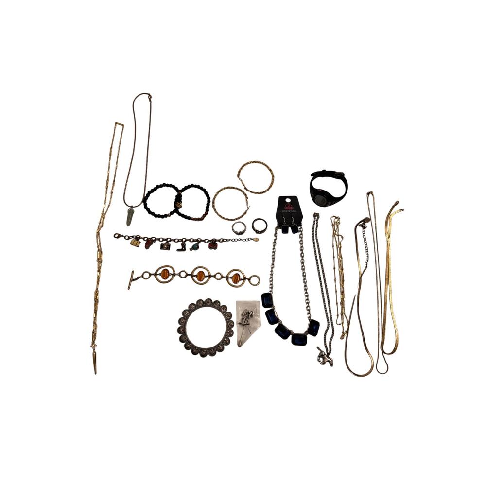19pc Assorted Women's Fashion Costume Jewelry As Pictured